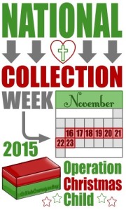 First Southern Baptist Church of Grandview is a Collection Site for Operation Christmas Child!